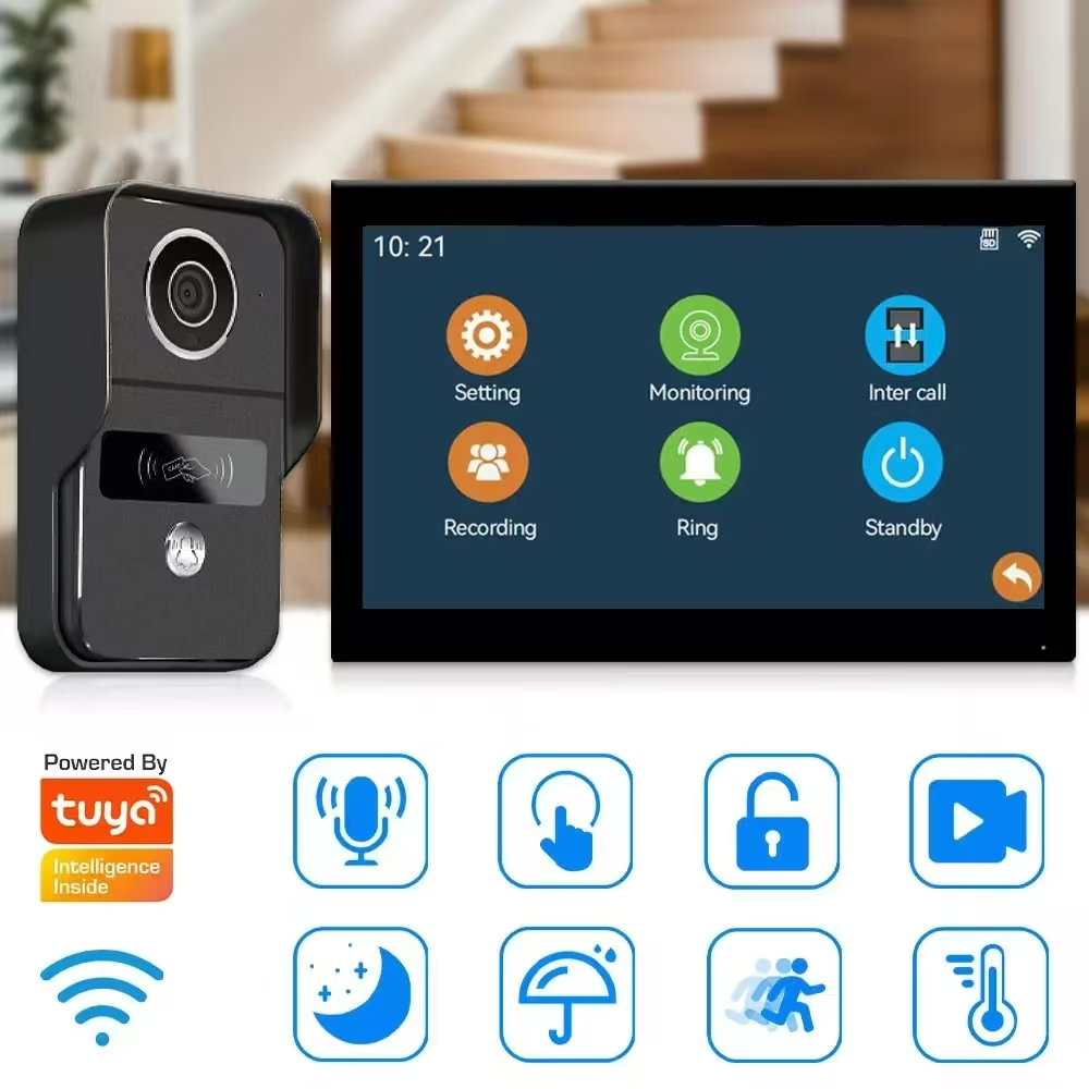 Wifi Doorbell Camera - 7 zoll IPS Bildschirm 2MP Tuya