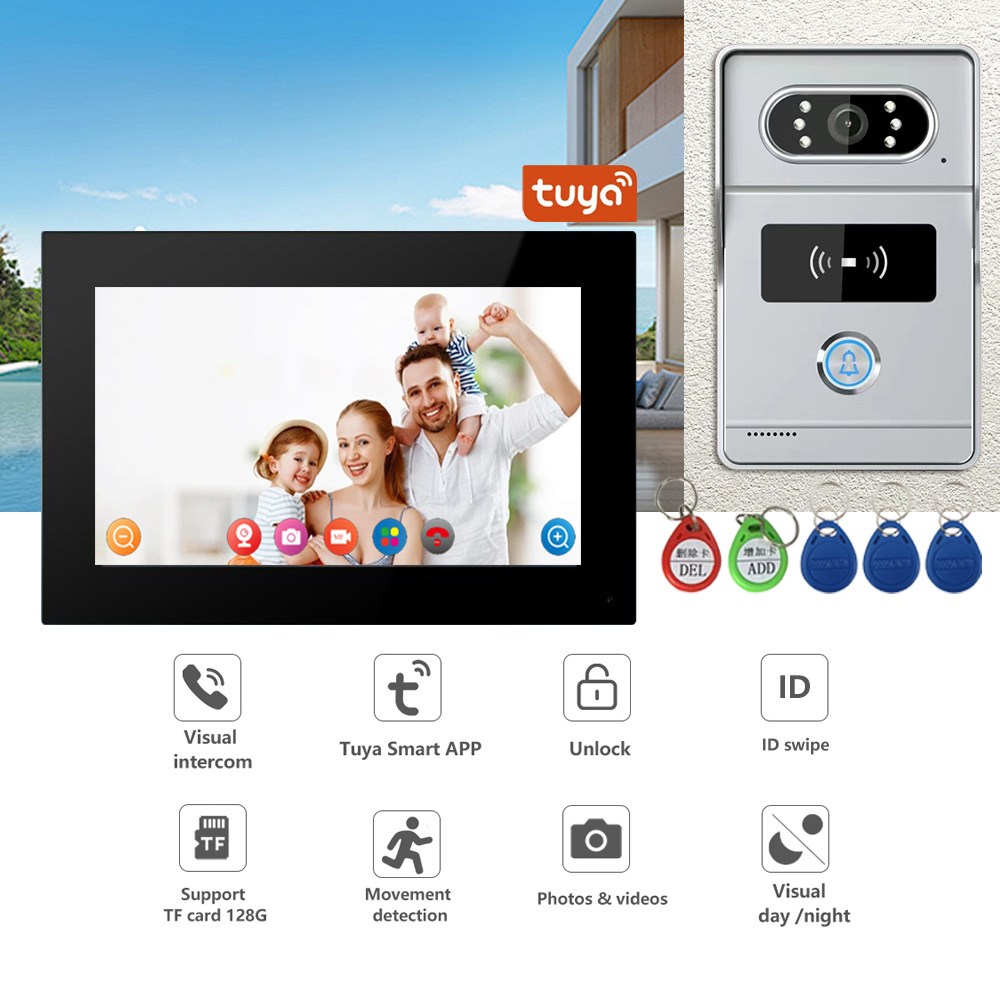 Wifi Doorbell Camera - 2MP 1080P Tuya APP IR Nachtsicht