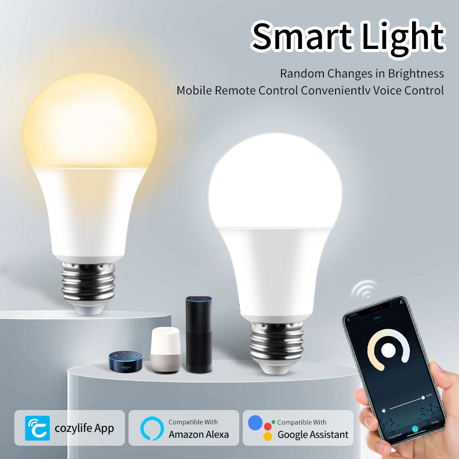 Smart Home Yellow - 110V 220V E27 WiFi Smart LED