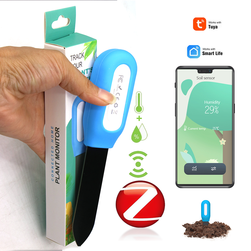 Smart Home Monitoring - Intelligenter Zigbee-Bodensensor für Haus, Garten, Gewächshaus,