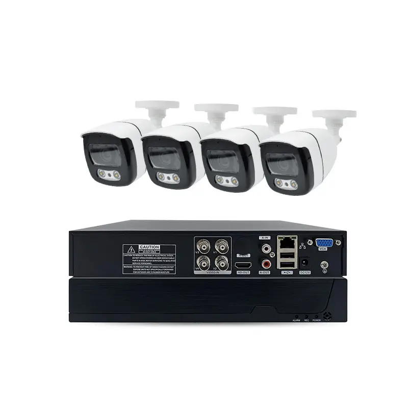 Security Ip Camera - 5MP Outdoor Dome AHD DVR 4-Kanal