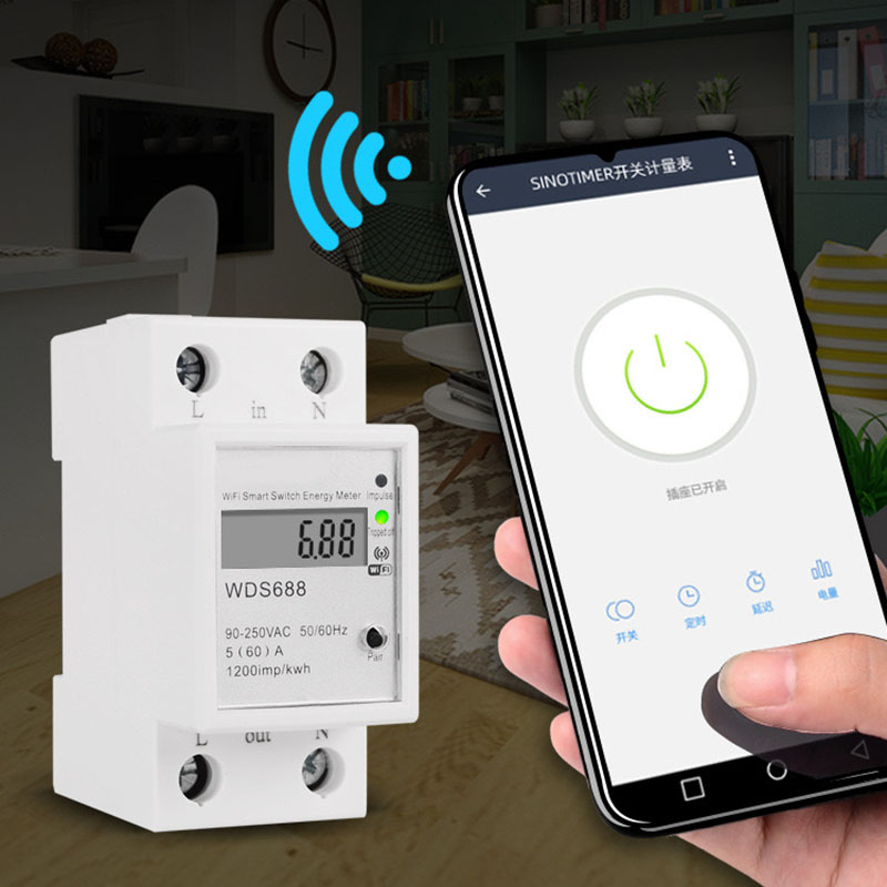 Smart Home Energy App - Wds688 smart wifi einphasiger Energie zähler