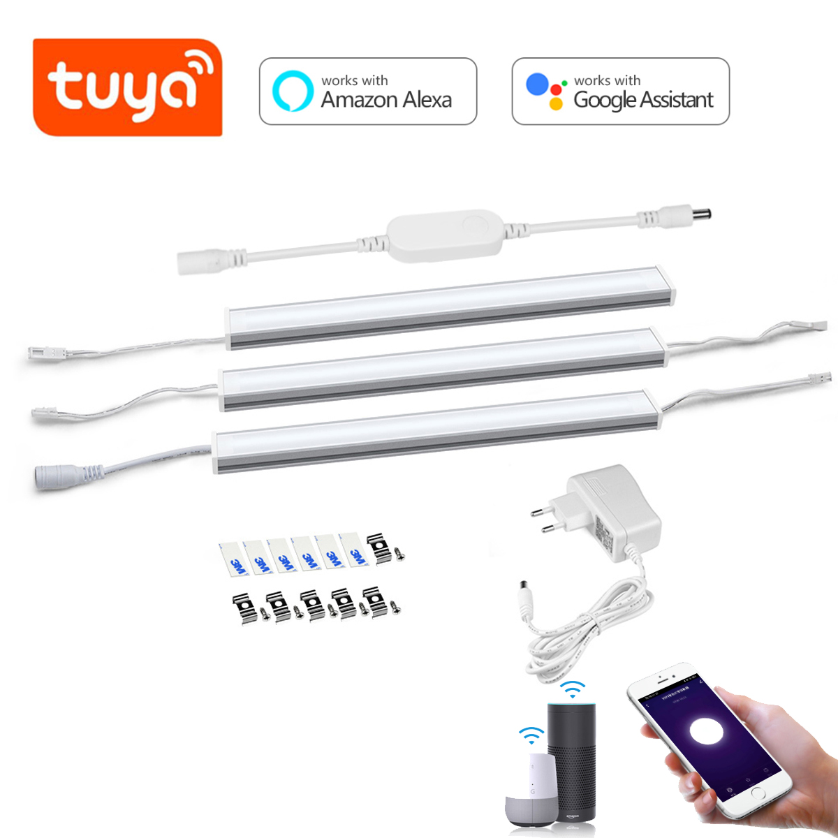 Smart Home Package - Smart Tuya Wifi Aluminium Bar LED
