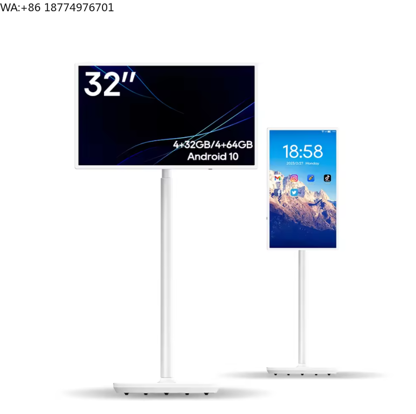 Smart Home Monitoring - 21,5 Zoll Smart-Fernseher 120Hz Tragbarer Android-TV