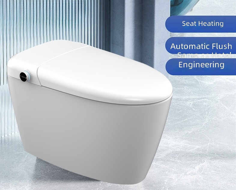 Smart Home - Beheizbarer Intelligenter Toilettensitz, Automatische Spülung, Spülung