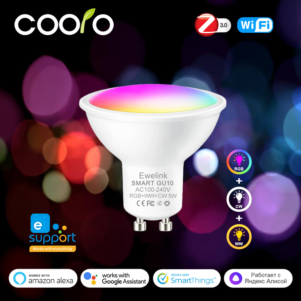 Smart Home Yellow - ZigBee GU10 WiFi Smart LED Glühbirne