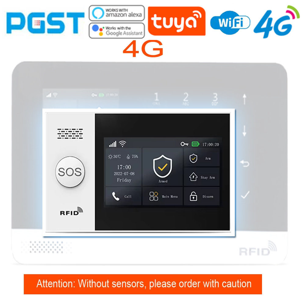 Smart Home Package - PG-107 Tuya 4G Home Security Alarm