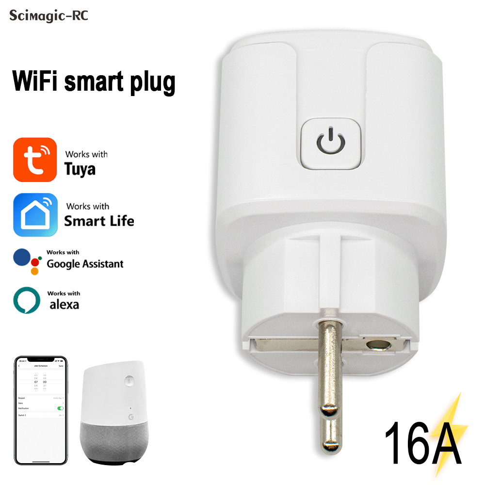Smart Home Monitoring - Tuya Smart Plug WiFi Steckdose 16A