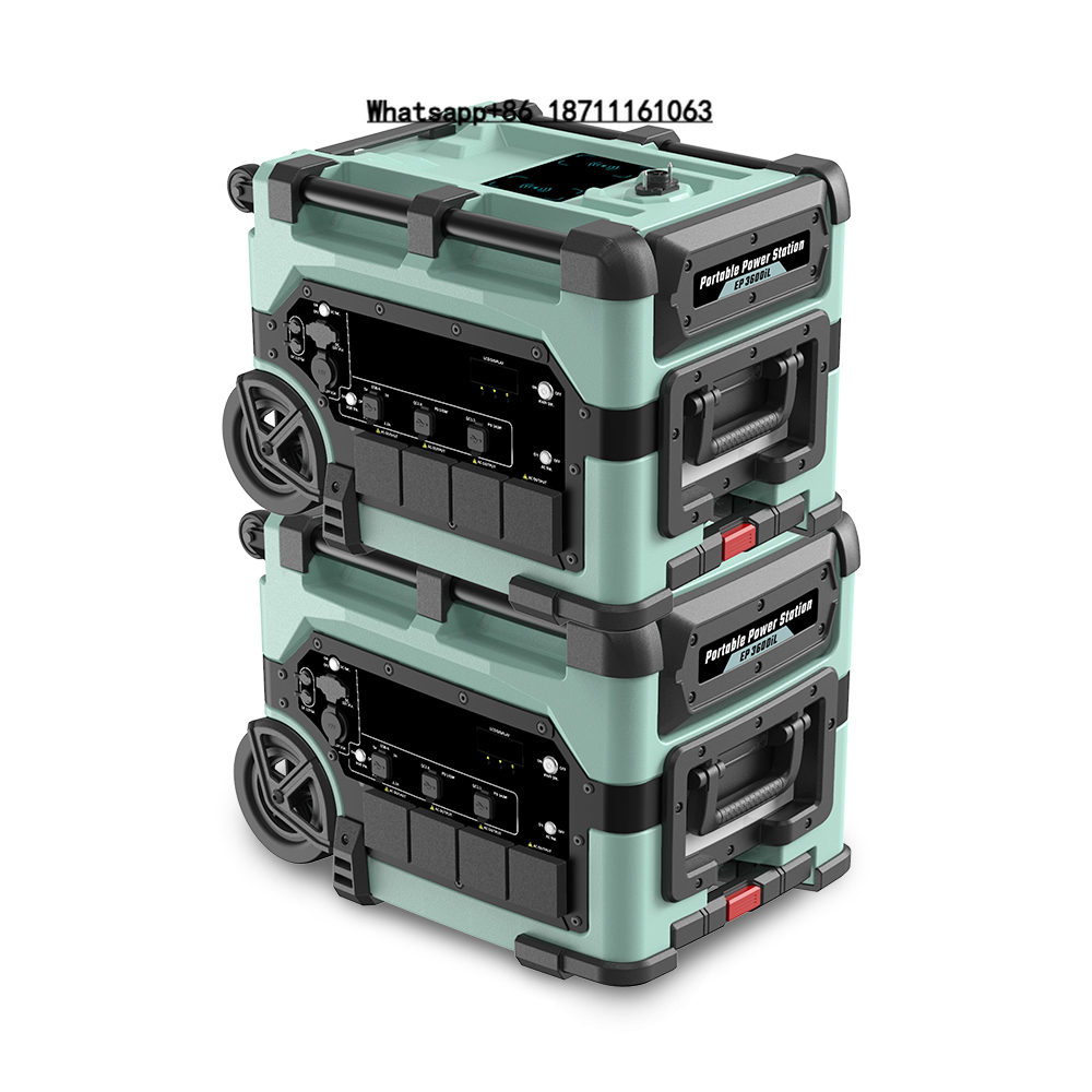 Smart Home - Tragbare 7680Wh Smart-Überwachungssystem Mobile Powerstation Reine