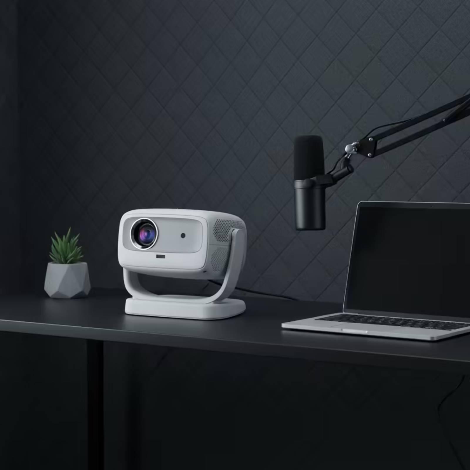 Smart Home Monitoring - Smart Home Projektor Verstellbares Anzeigegerät Tragbarer
