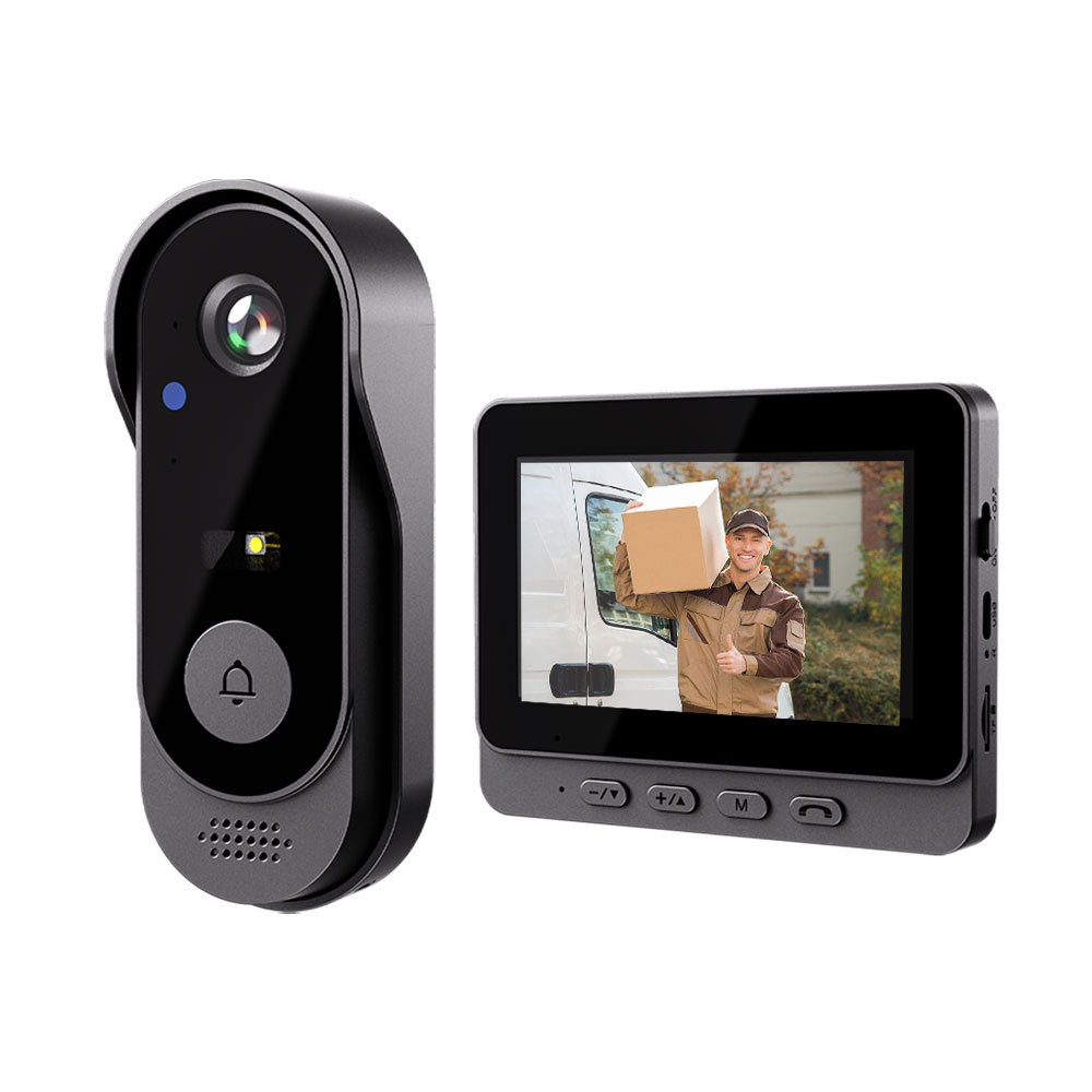Smart Home - X8 Smart Video-Türklingel-Kamera mit Gegensprechanlage, 480P