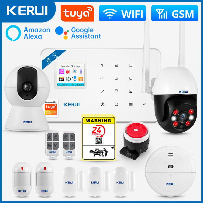 Smart Home Package - KERUI W181 Alarm System Security Home