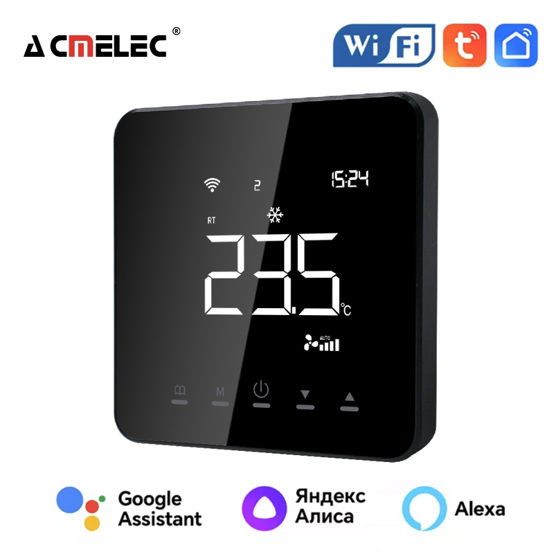 Smart Home Energy App - Universeller Klimaanlagen-Smart-Thermostat, WLAN-App-Steuerung, Sprachkompatibel mit Alexa/Google