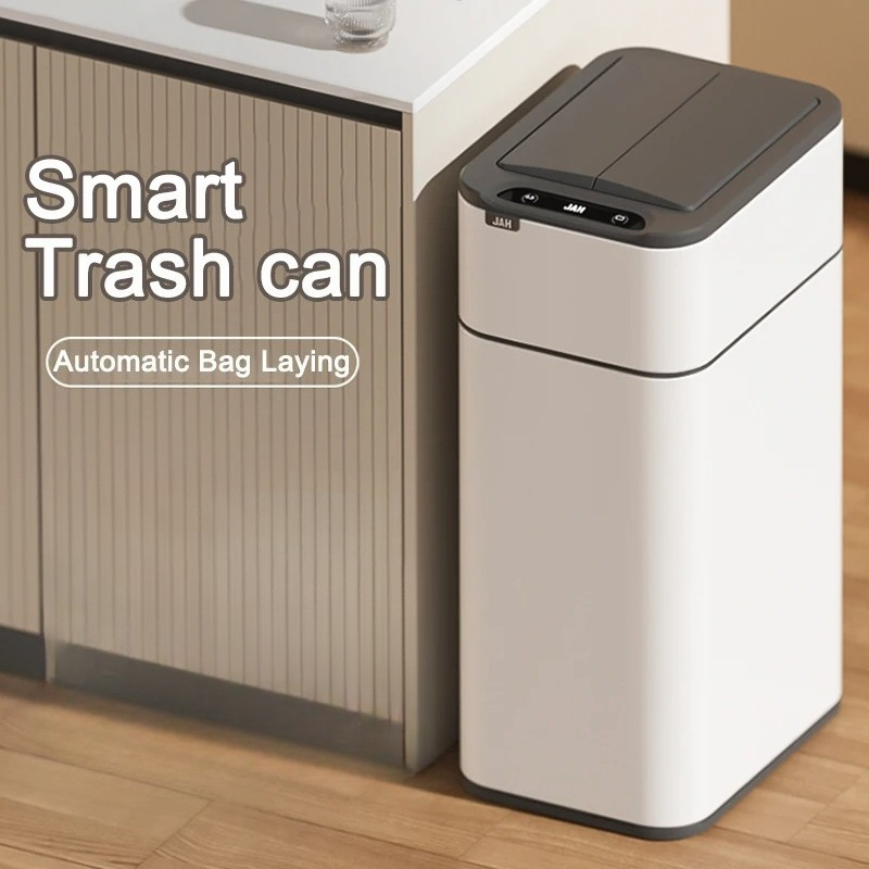 Smart Home - Intelligenter Mülleimer mit Deckel, 15 l/20