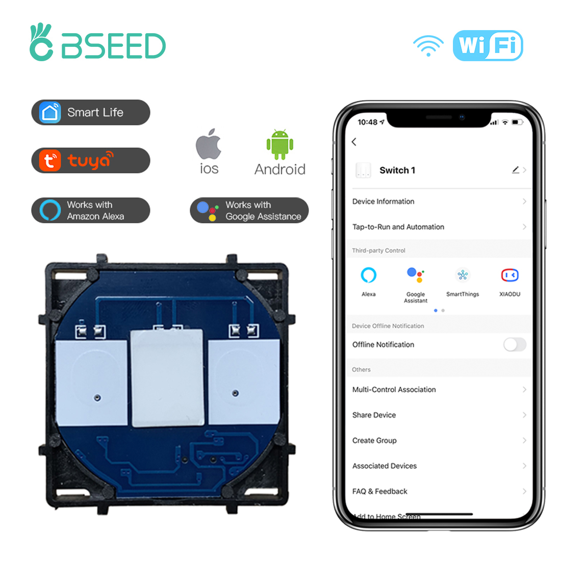 Smart Home Yellow - BSEED Smart Touch Schalter Funktion Schlüssel