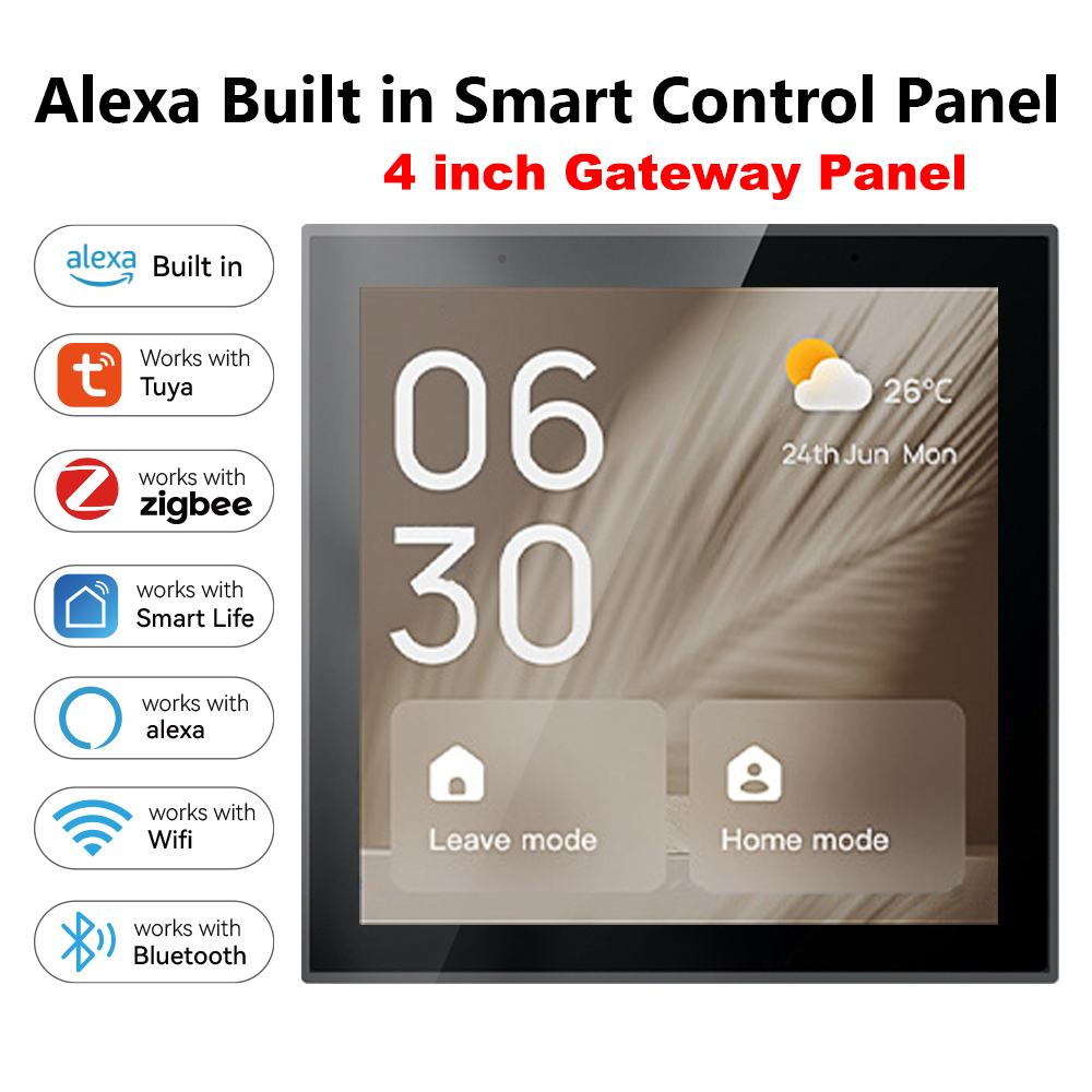 Smart Home Voice Assistant - 2026 Golden Security TPP01 4-Zoll Smart