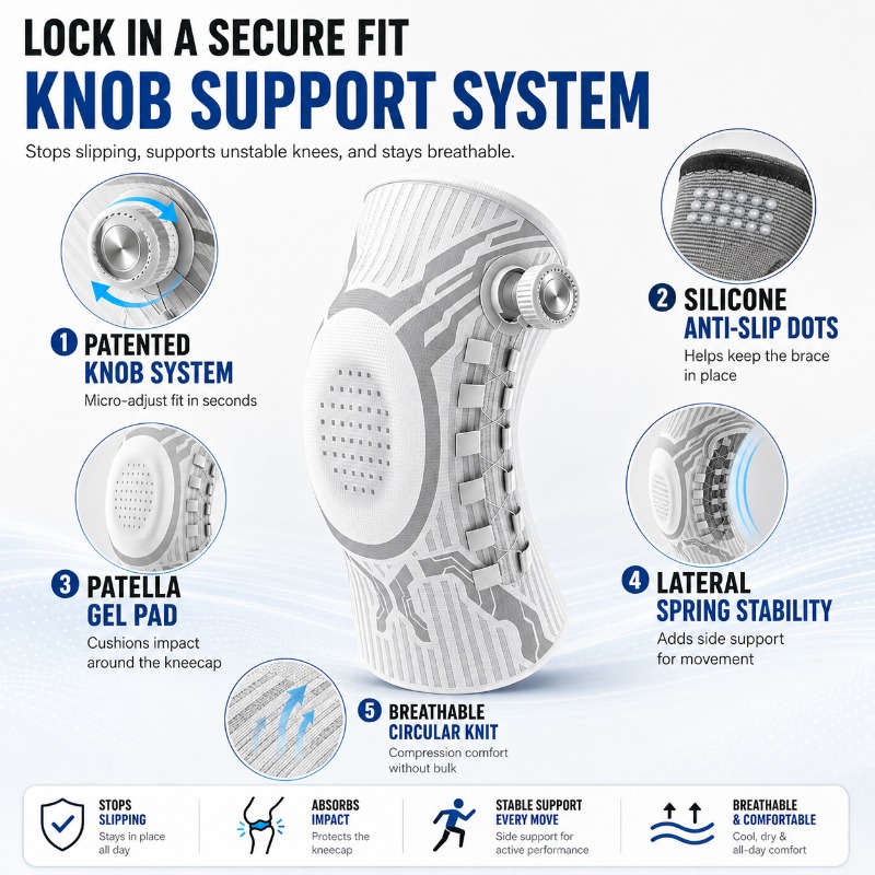 Smart Knob Kniebandage mit Pat – Smart Home Wellness Bewertung und Preis