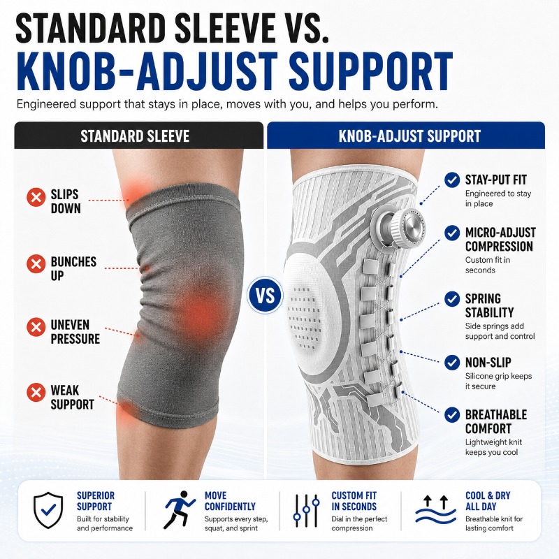 Smart Knob Kniebandage mit Pat – Smart Home Wellness Bewertung und Preis