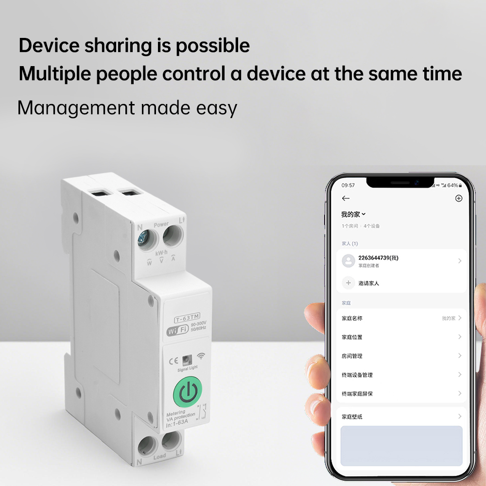 WIFI Smart Circuit Breaker Sch – Smart Home Energy App Bewertung und Preis