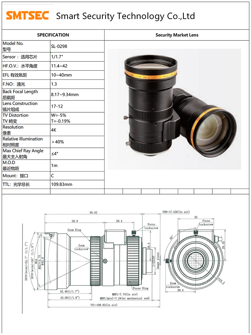 10-40mm 4x Manueller Zoom 8MP  – Security Ip Camera Bewertung und Preis