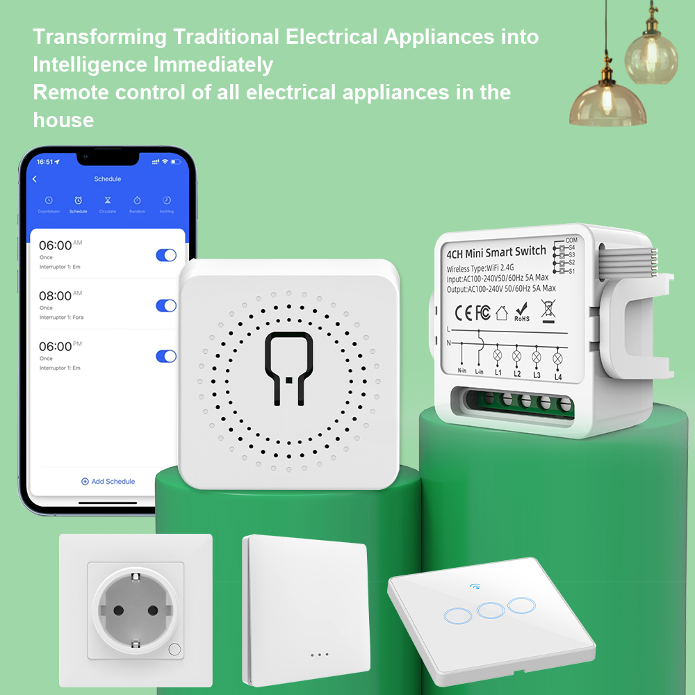 Tuya WiFi Smart Switch 1/2/3/4 – Smart Home Voice Assistant Bewertung und Preis