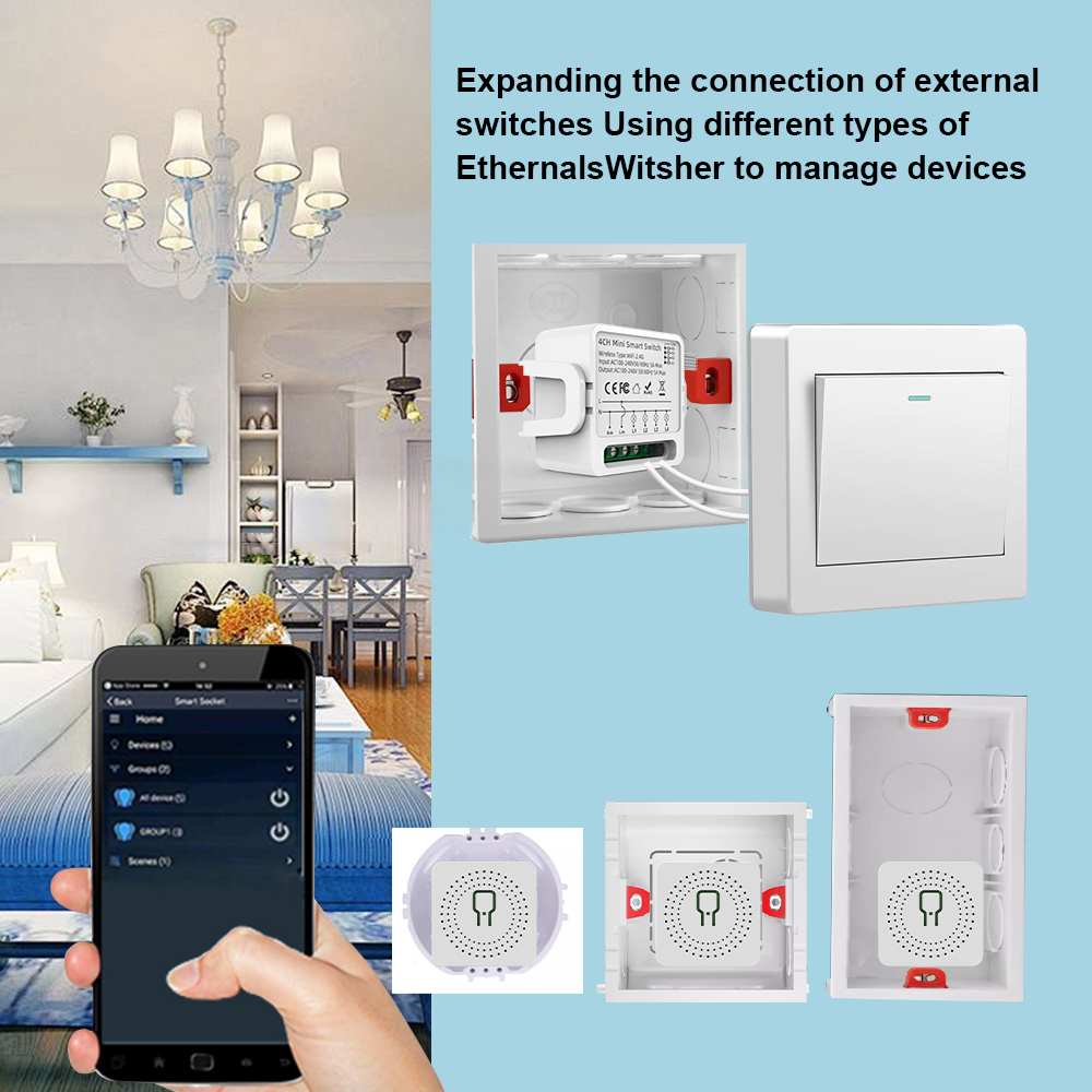 Tuya WiFi Smart Switch 1/2/3/4 – Smart Home Voice Assistant Bewertung und Preis
