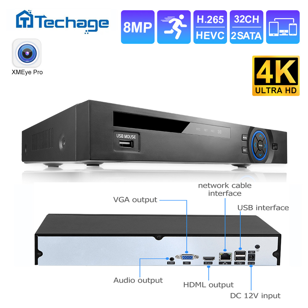 Techage UHD H.265 36CH NVR Net – Security Ip Camera Bewertung und Preis
