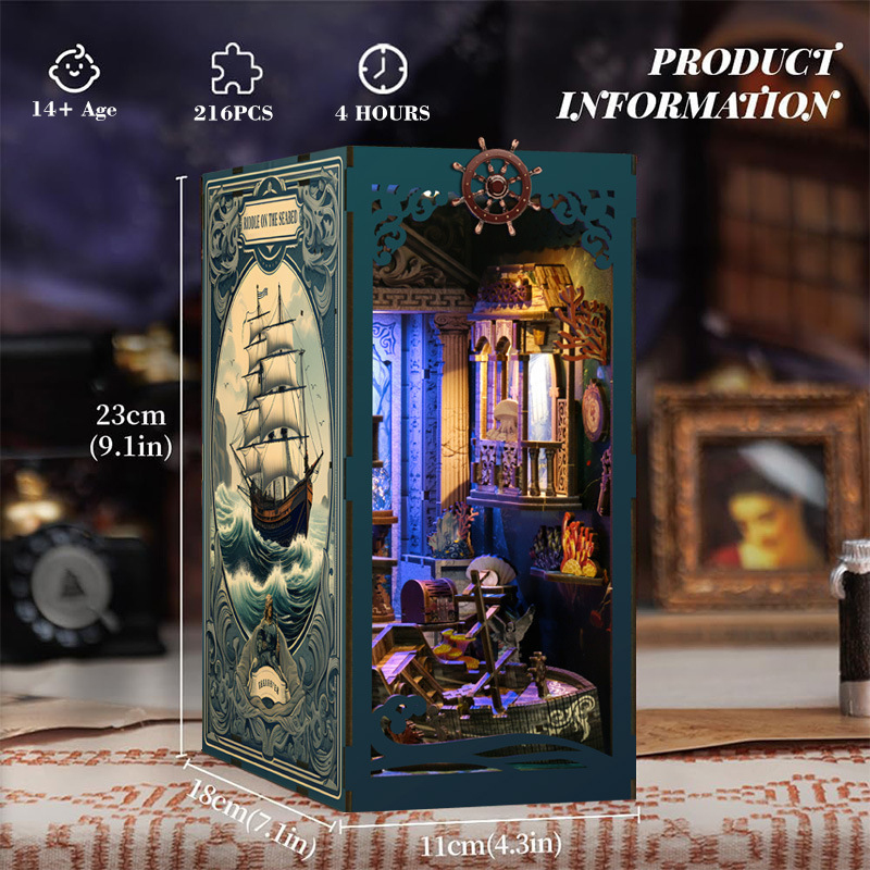 3D Holz DIY Buchstützen-Puzzle – Smart Home Package Bewertung und Preis