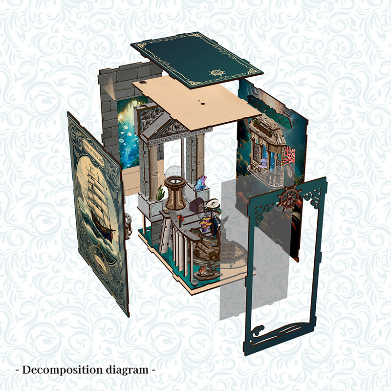 3D Holz DIY Buchstützen-Puzzle – Smart Home Package Bewertung und Preis