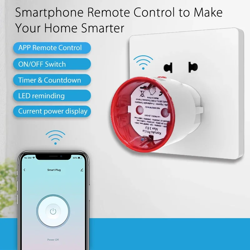 Tuya WiFi Smart Steckdose EU m – Smart Home Voice Assistant Bewertung und Preis