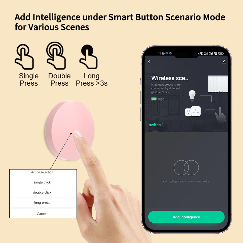 ZigBee Smart Wireless-Tastensc – Smart Home Voice Assistant Bewertung und Preis