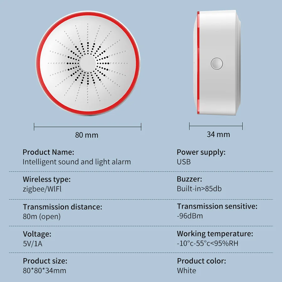 Tuya WiFi ZigBee Smart Alarm S – Smart Home Automation System Bewertung und Preis