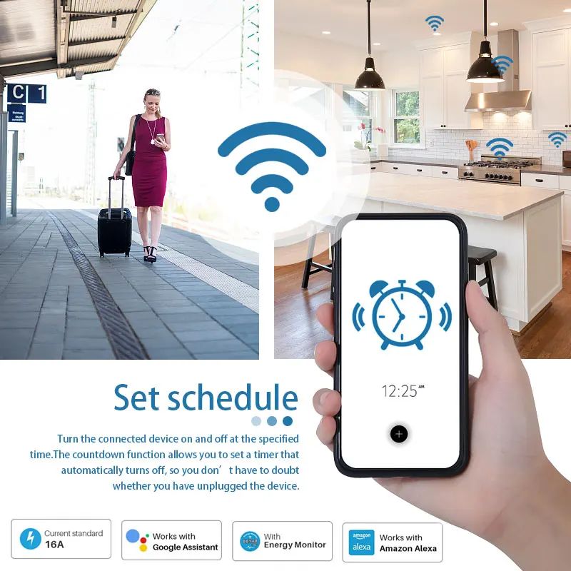 20A EU Smart Plug WLAN-Steckdo – Smart Home Energy App Bewertung und Preis
