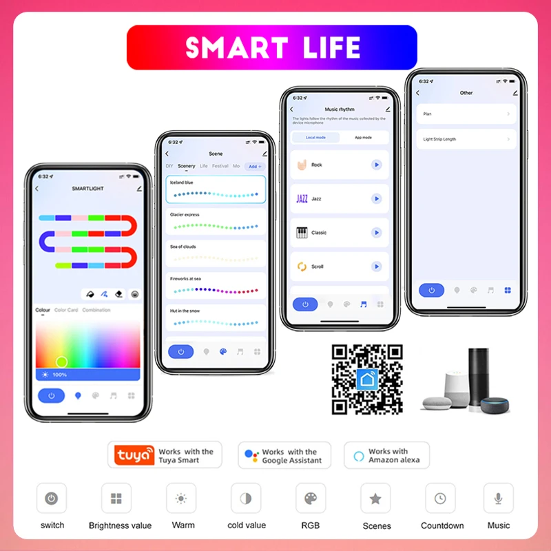 TUYA Neon-LED-Streifen, RGBIC, – Smart Home Yellow Bewertung und Preis