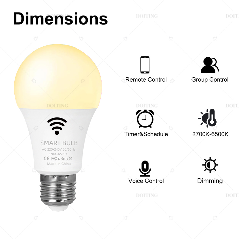 Smart Life Tuya WiFi E27 Glühb – Smart Home Yellow Bewertung und Preis