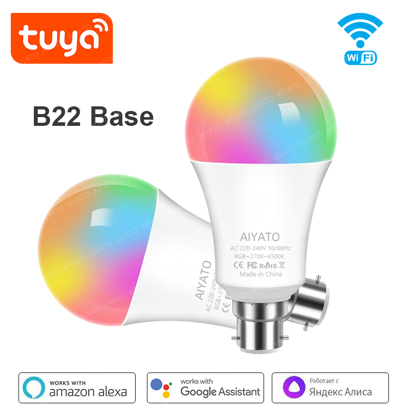 B22 Fassung UK TUYA WLAN Smart – Smart Home Yellow Bewertung und Preis