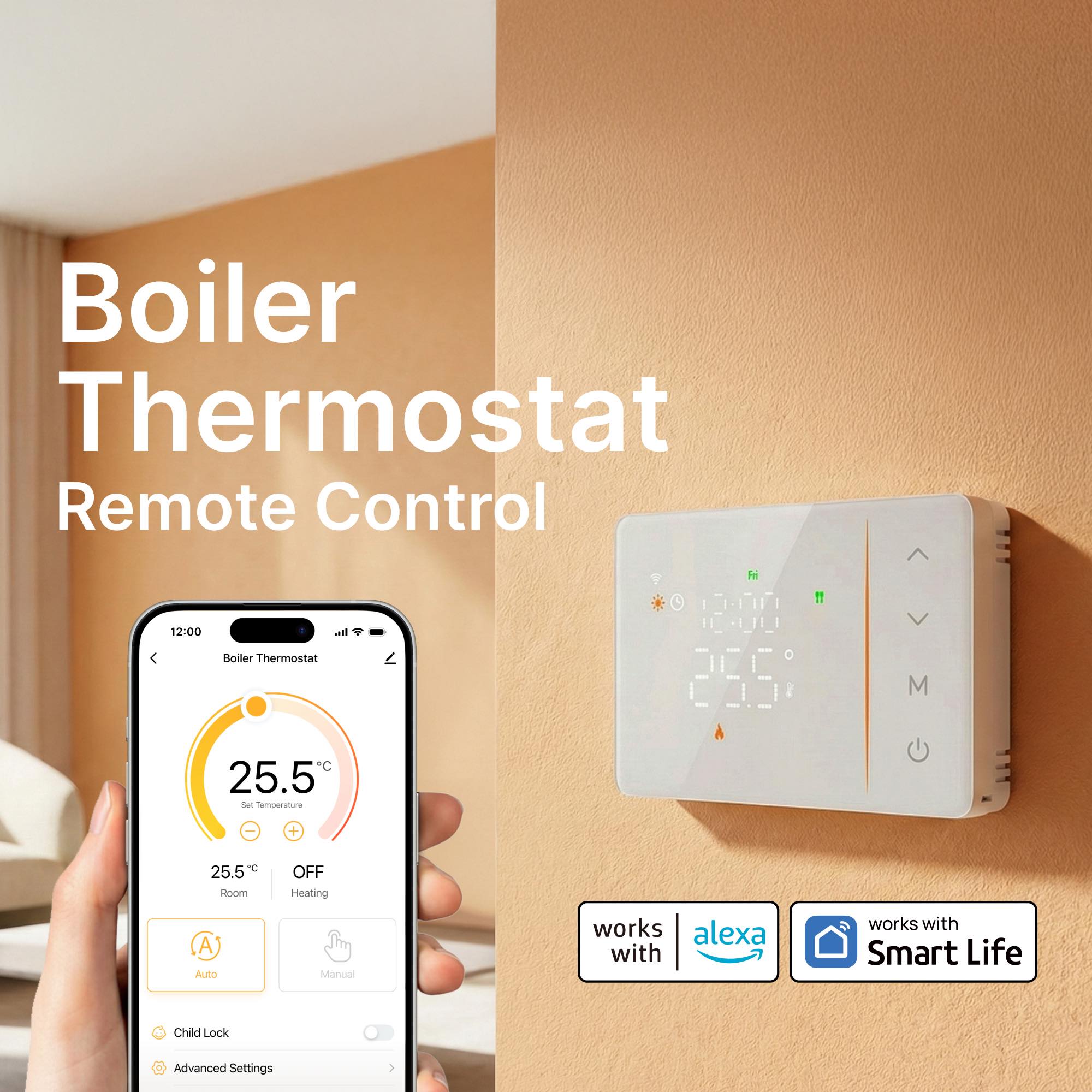 Tuya Smart WLAN-Thermostat mit – Smart Home Package Bewertung und Preis